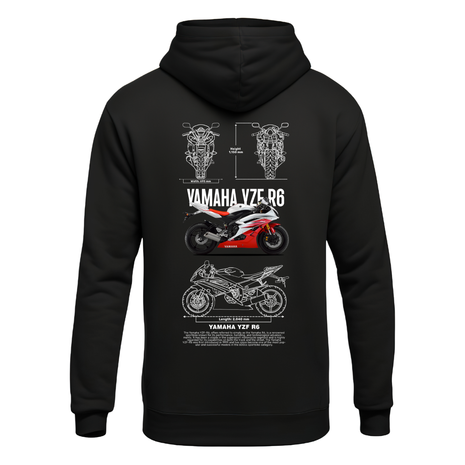 Polerón Yamaha YZF R6 – Yamaha