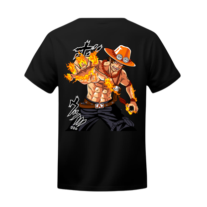 Polera Ace: Puño de Fuego – One Piece