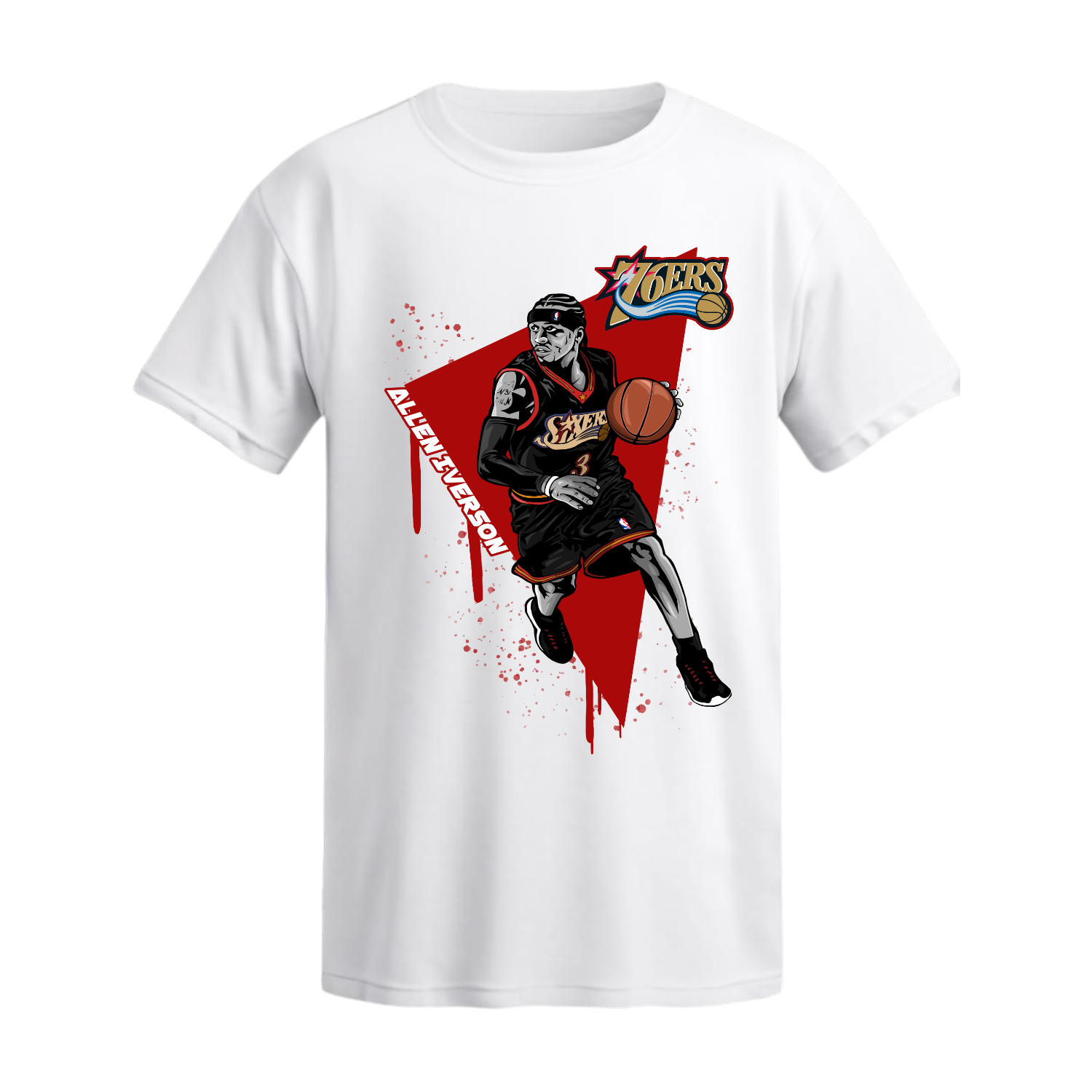Polera Iverson Crossover – Philadelphia 76ers