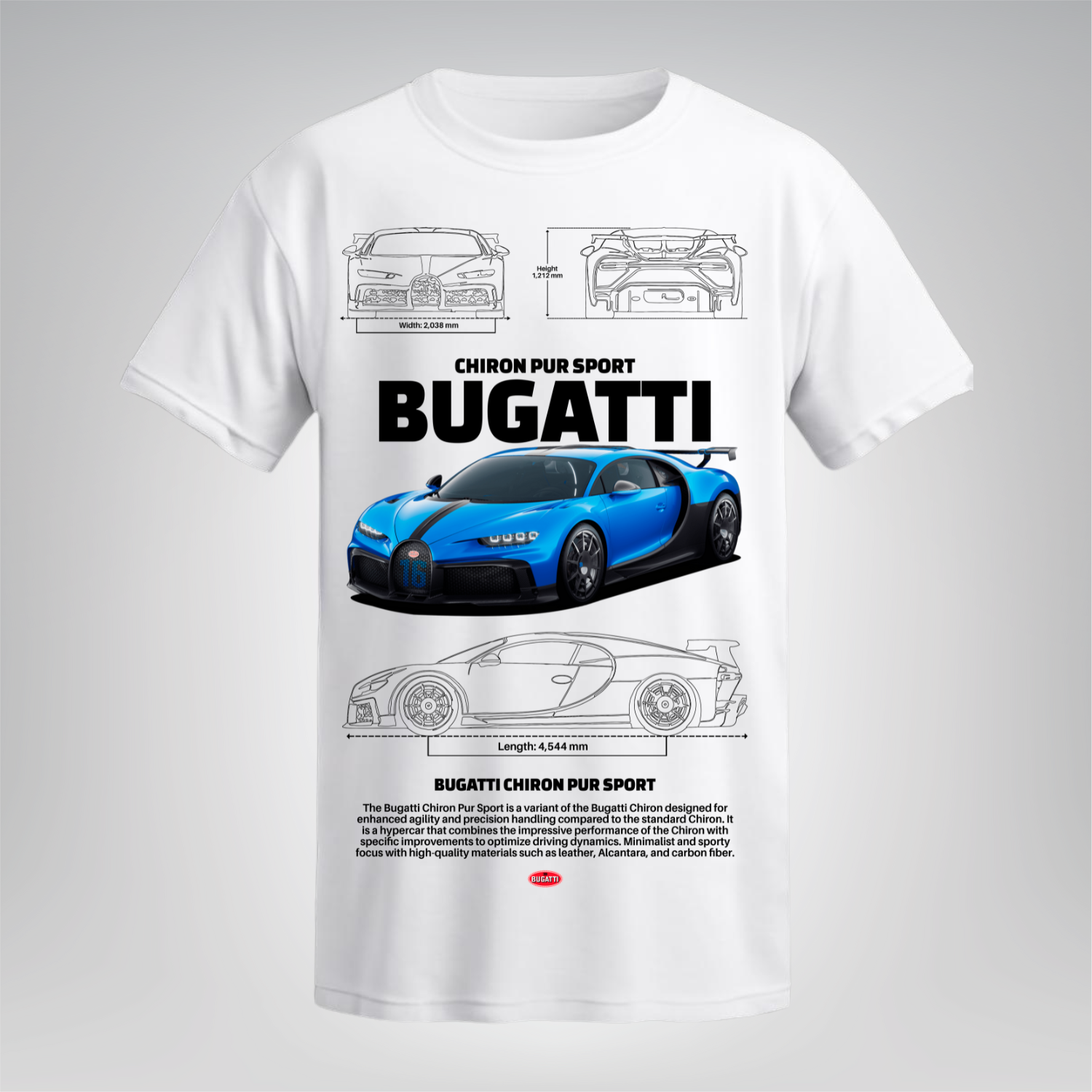 Polera Chiron Pur Sport – Bugatti