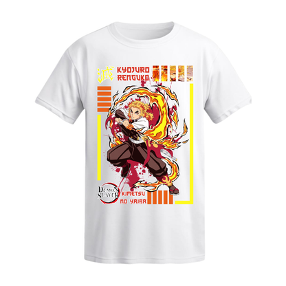 Polera Rengoku: Corazón Ardiente – Kimetsu no Yaiba