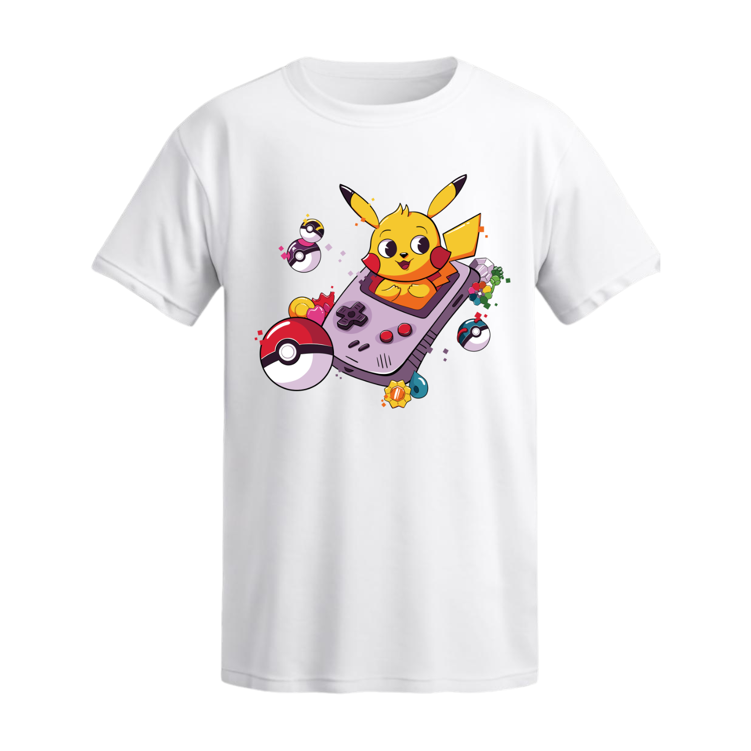 Polera Pikachu Retro Gamer – Pokémon