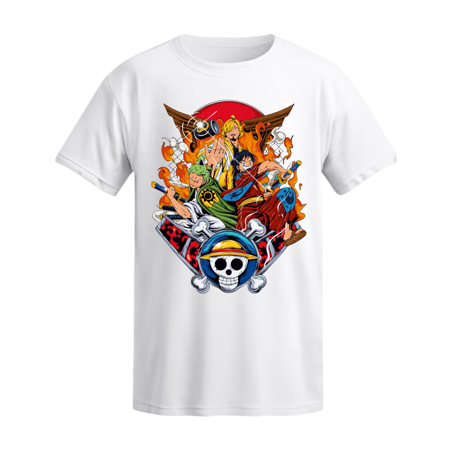 Polera Monster Trio: Crónicas de Wano – One Piece