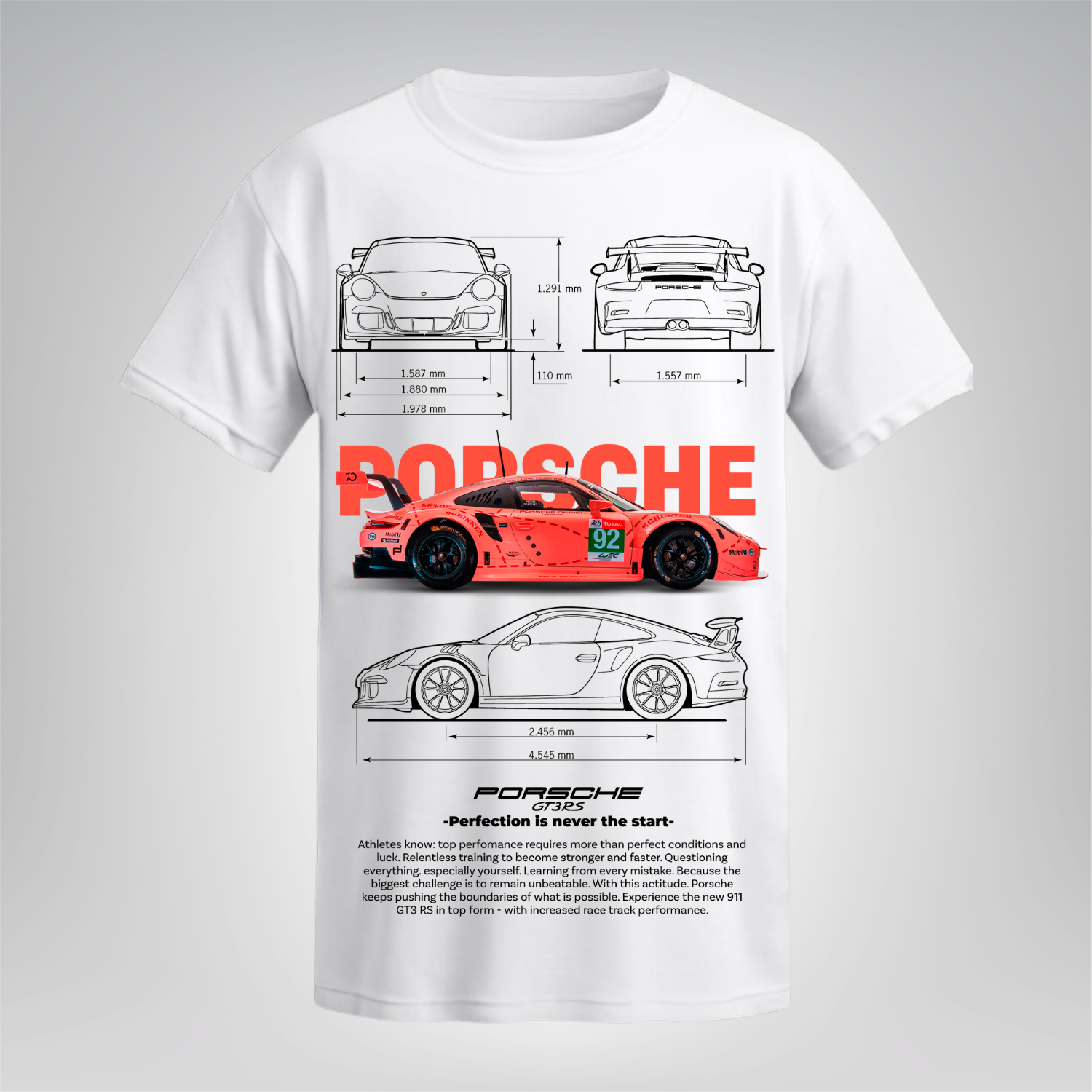 Polera Porsche 911 GT3 RS – Racing Edition