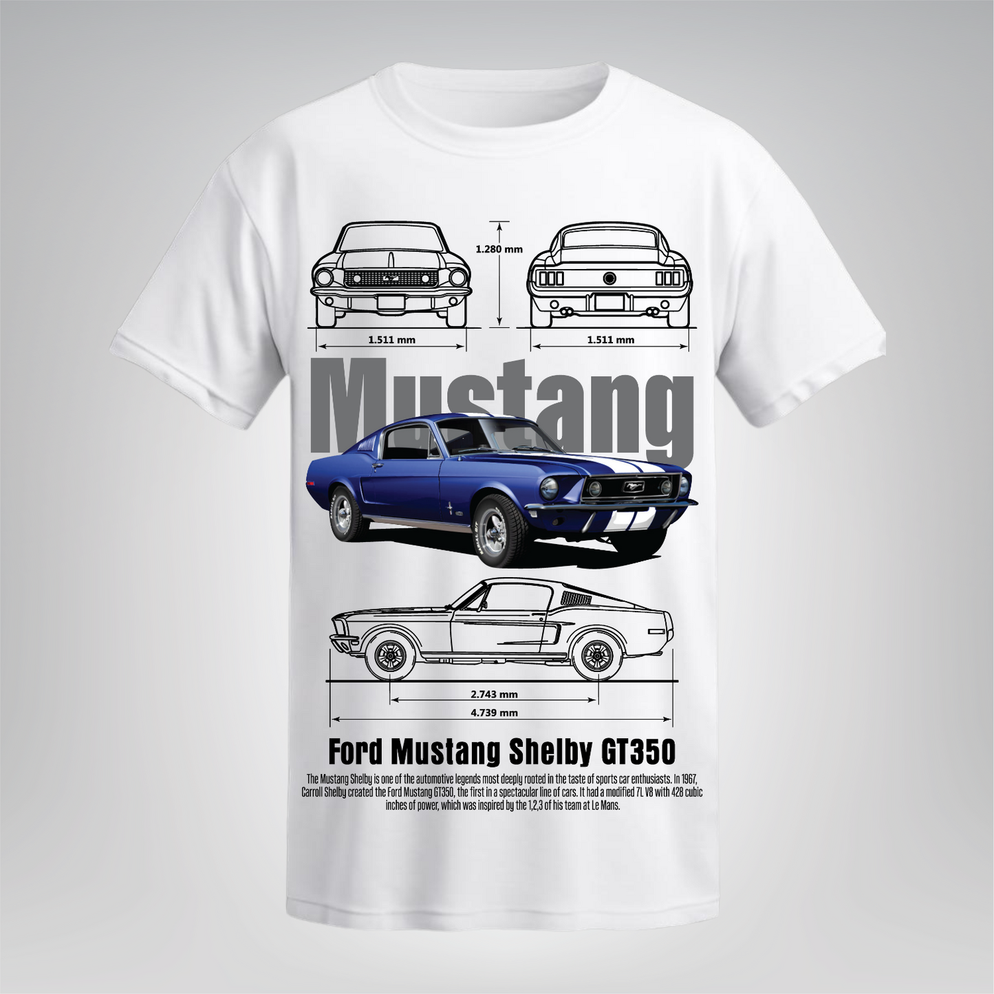 Polera Mustang Shelby GT350 – Ford