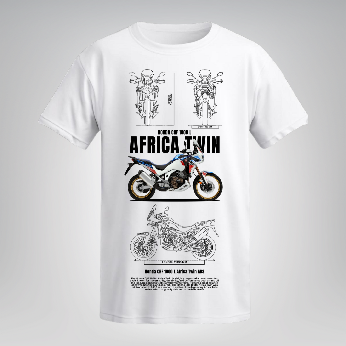 Polera Africa Twin – Honda