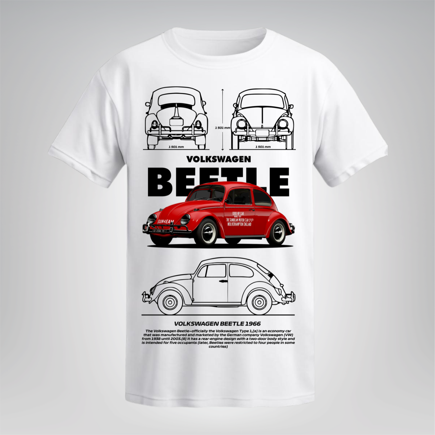 Polera Beetle 1966 – Volkswagen