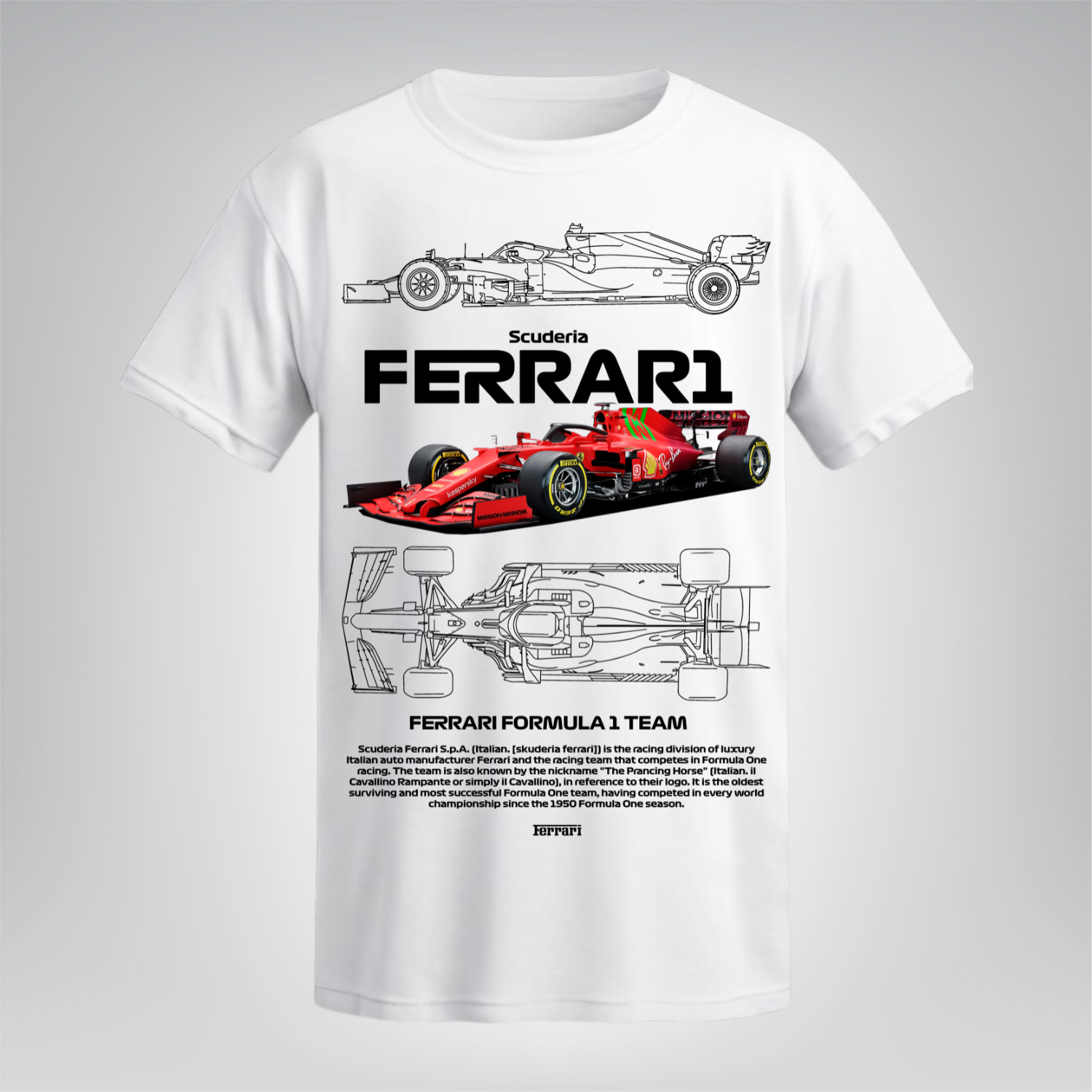 Polera Ferrari F1 – Scuderia Ferrari