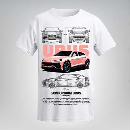 Polera Urus Rosa Coral – Lamborghini