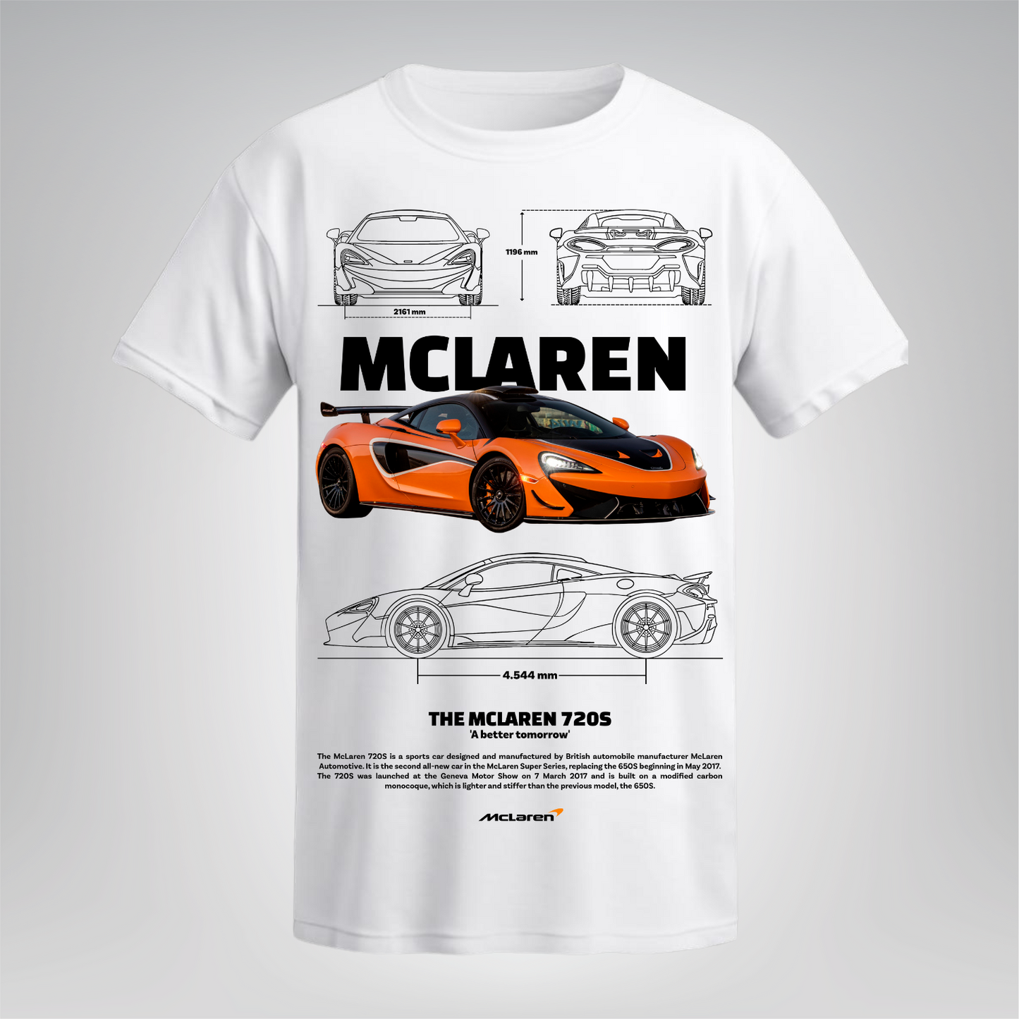 Polera McLaren 720S – Supercar Legend