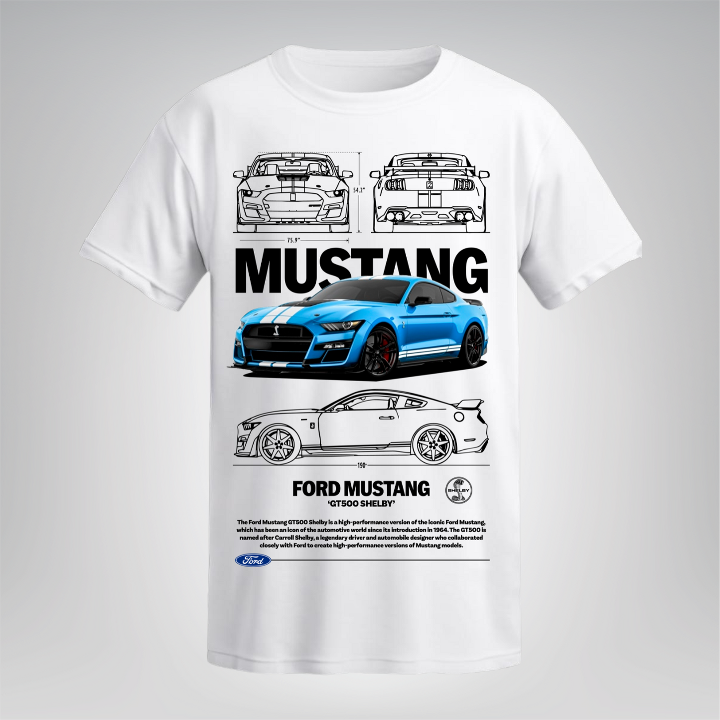 Polera Mustang GT500 Shelby – Ford