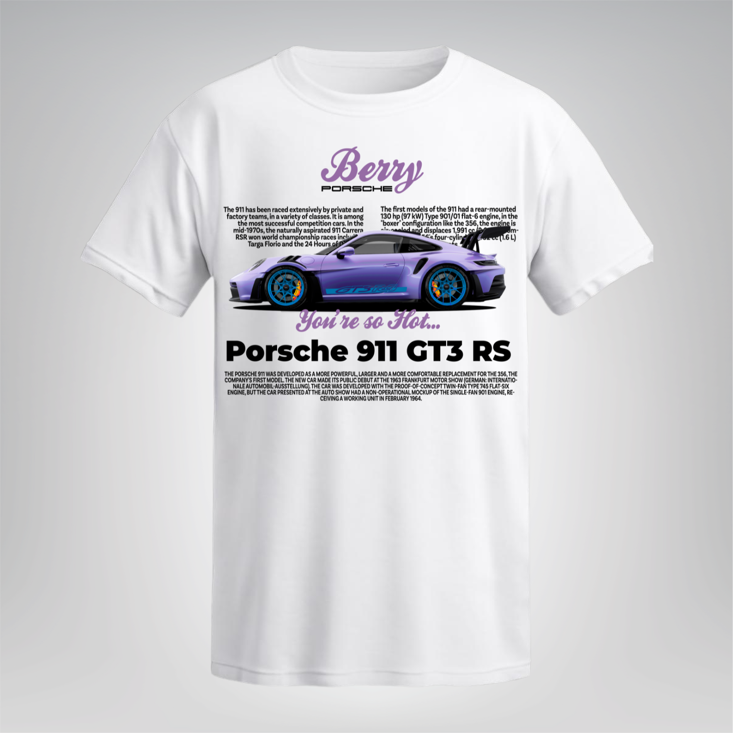 Polera Porsche 911 GT3 RS – Berry Edition