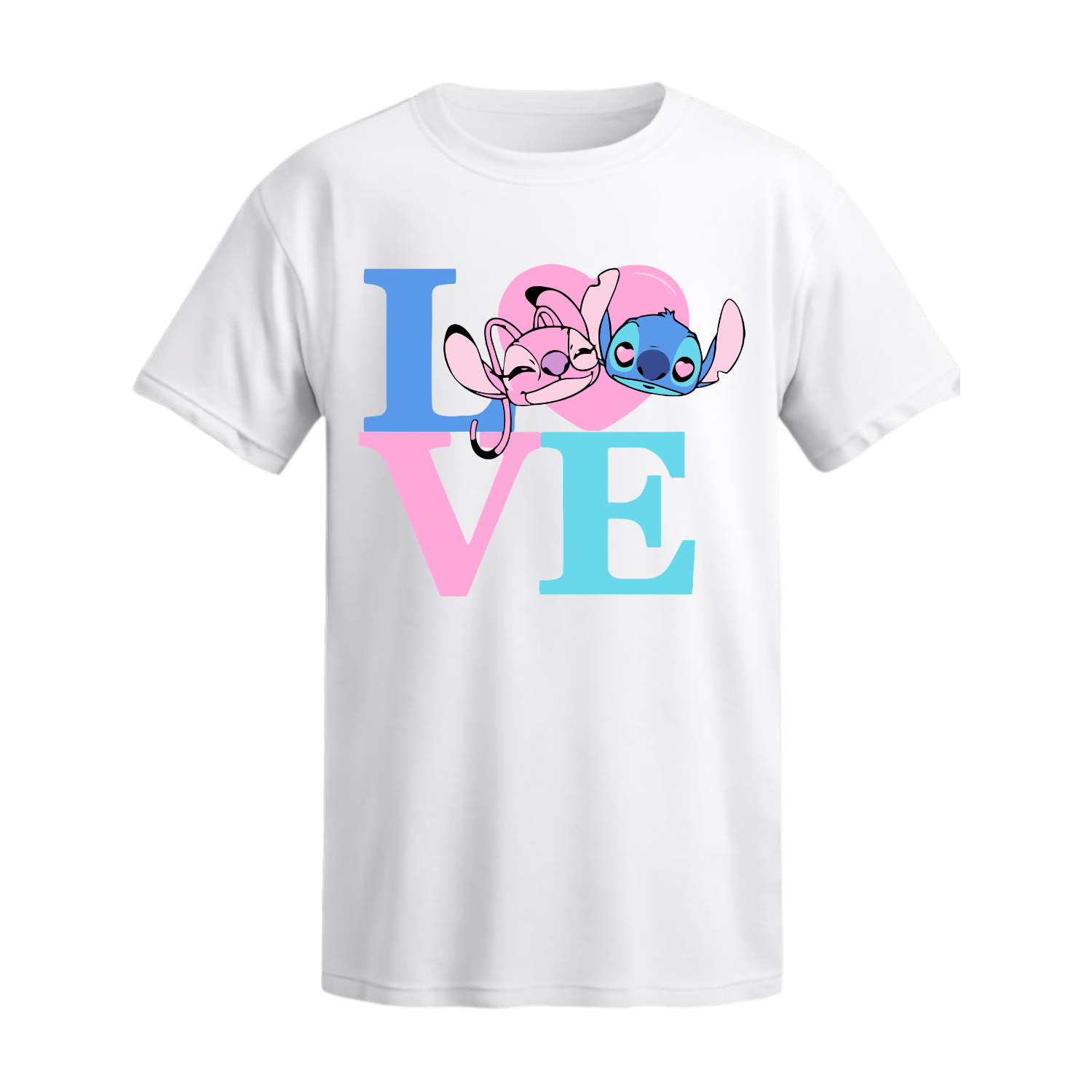 Polera Stitch & Angel Pop Love – Lilo & Stitch