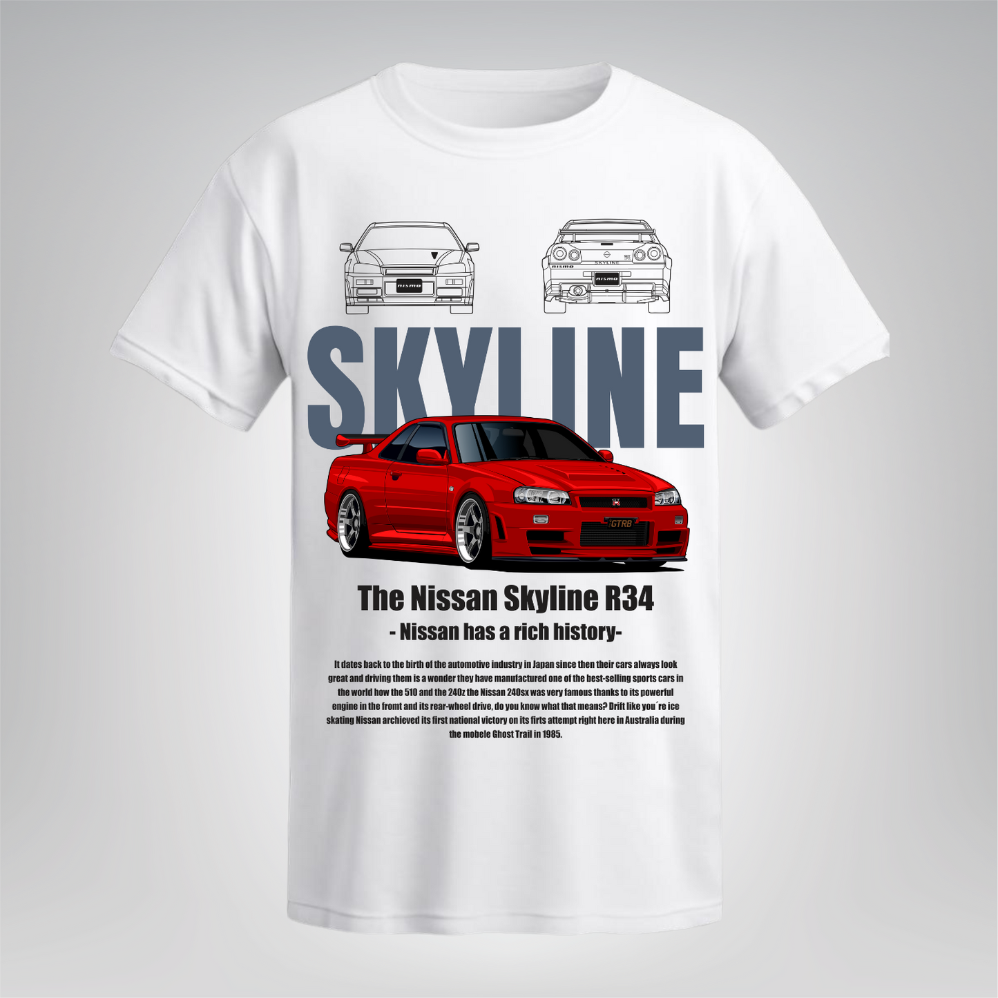 Polera Skyline R34 - Nissan