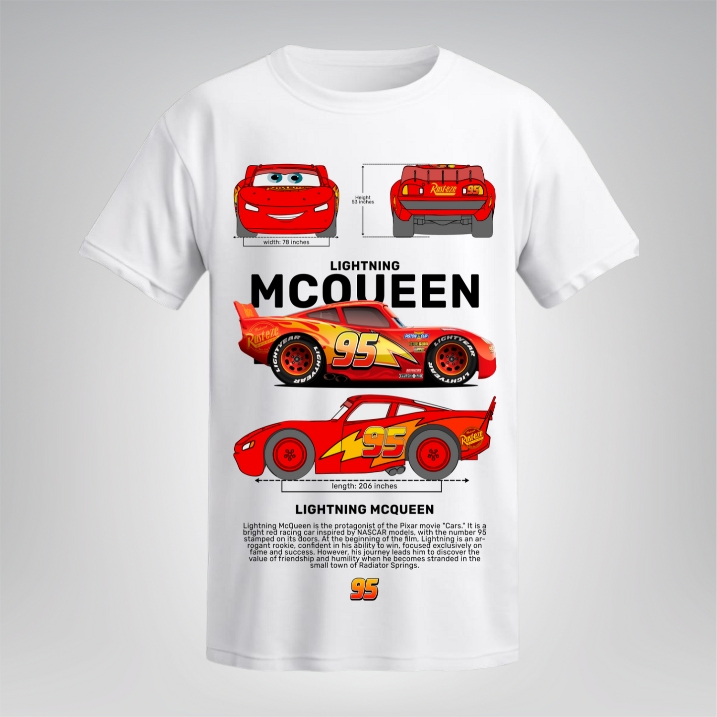 Polera Lightning McQueen – Cars