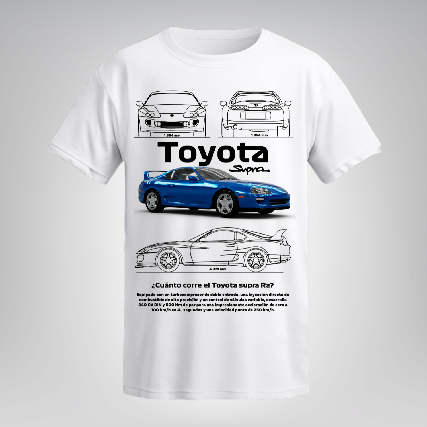 Polera Supra MK4 Azul – Toyota