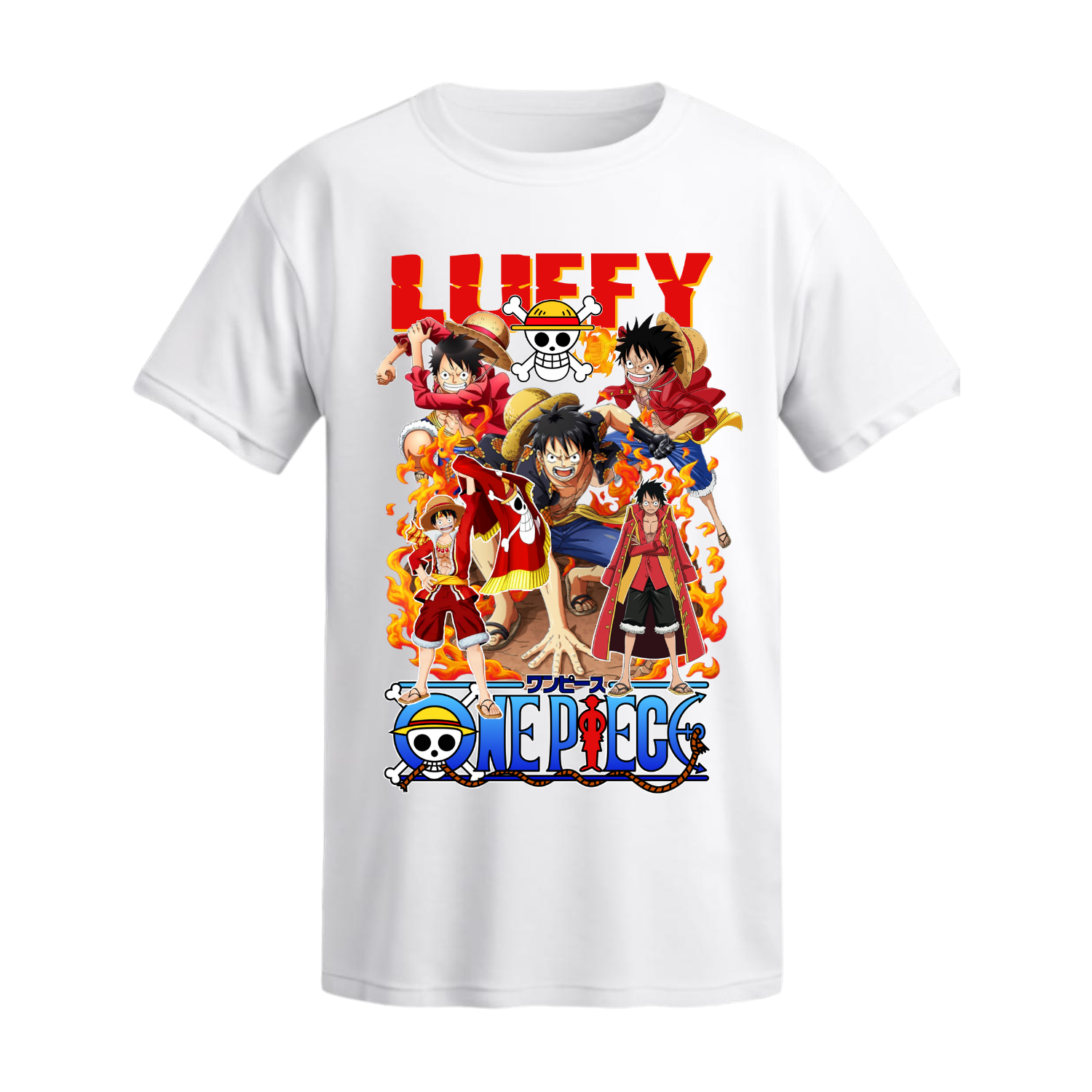 Polera Luffy Evolución – One Piece