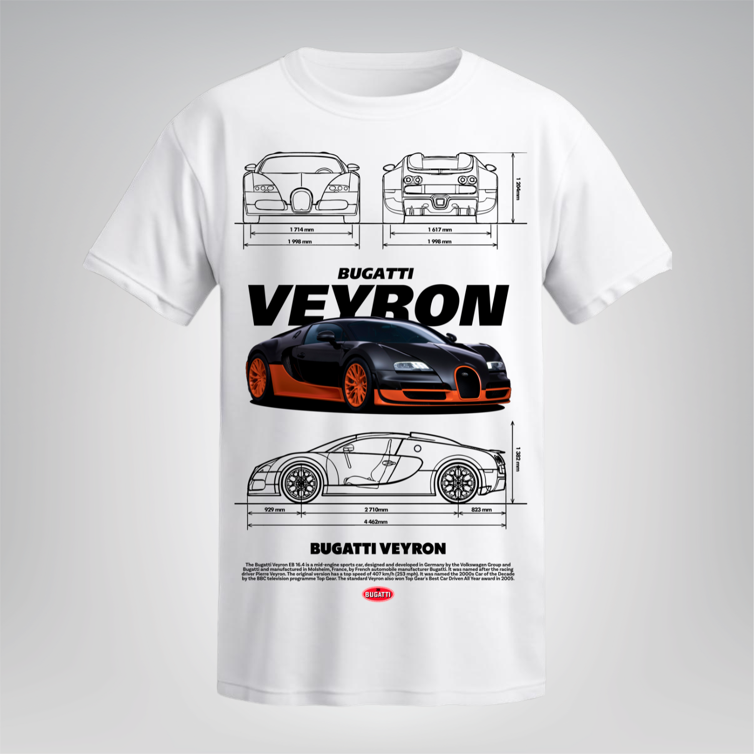 Polera Veyron – Bugatti