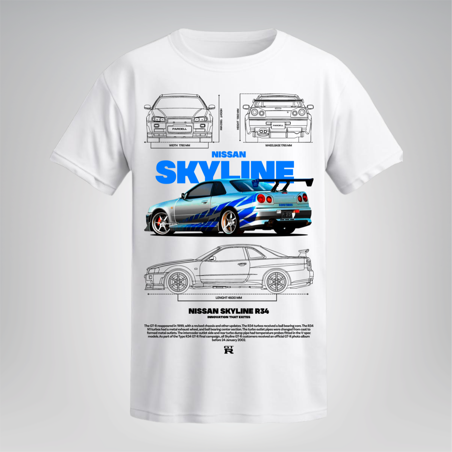 Polera Skyline R34 – Nissan