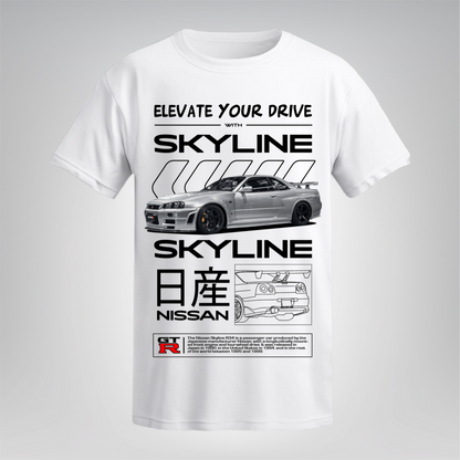 Polera Nissan Skyline GT-R R34