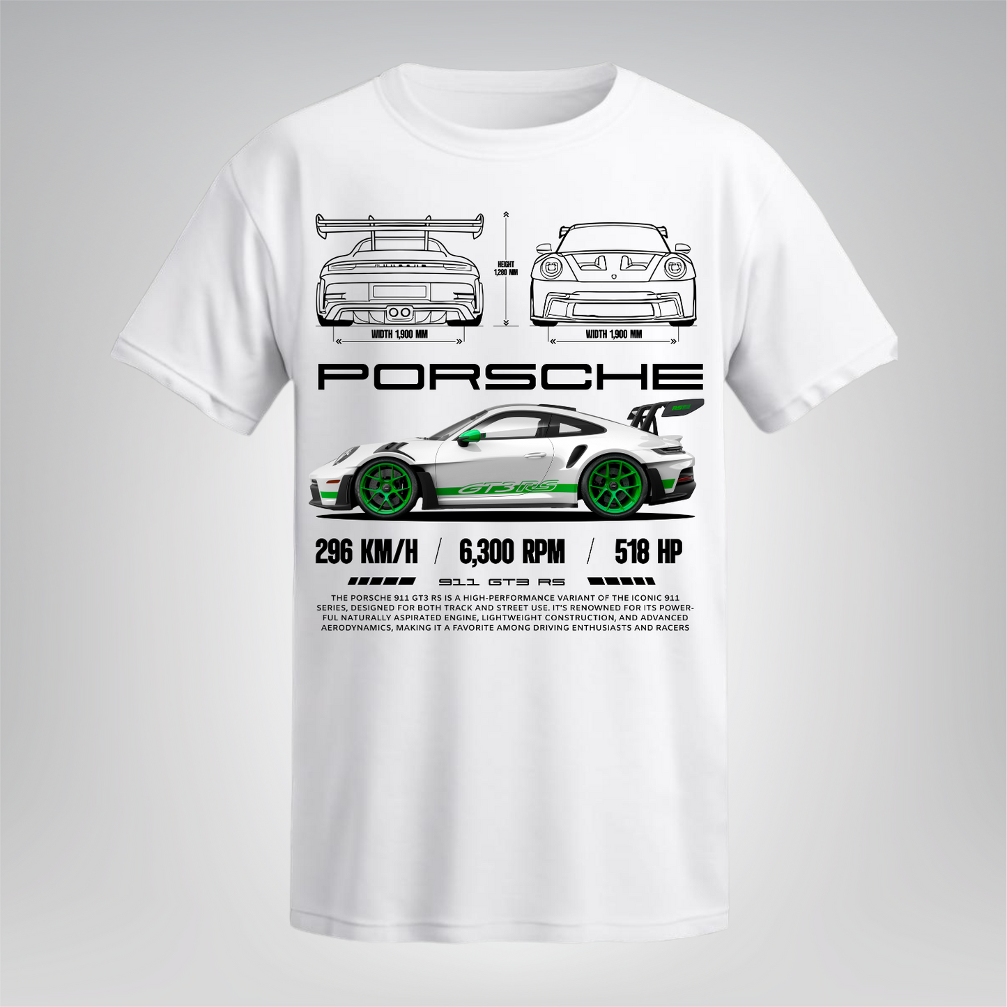 Polera Porsche 911 GT3 RS – Racing Edition