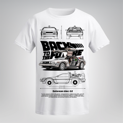 Polera DeLorean – Volver al Futuro