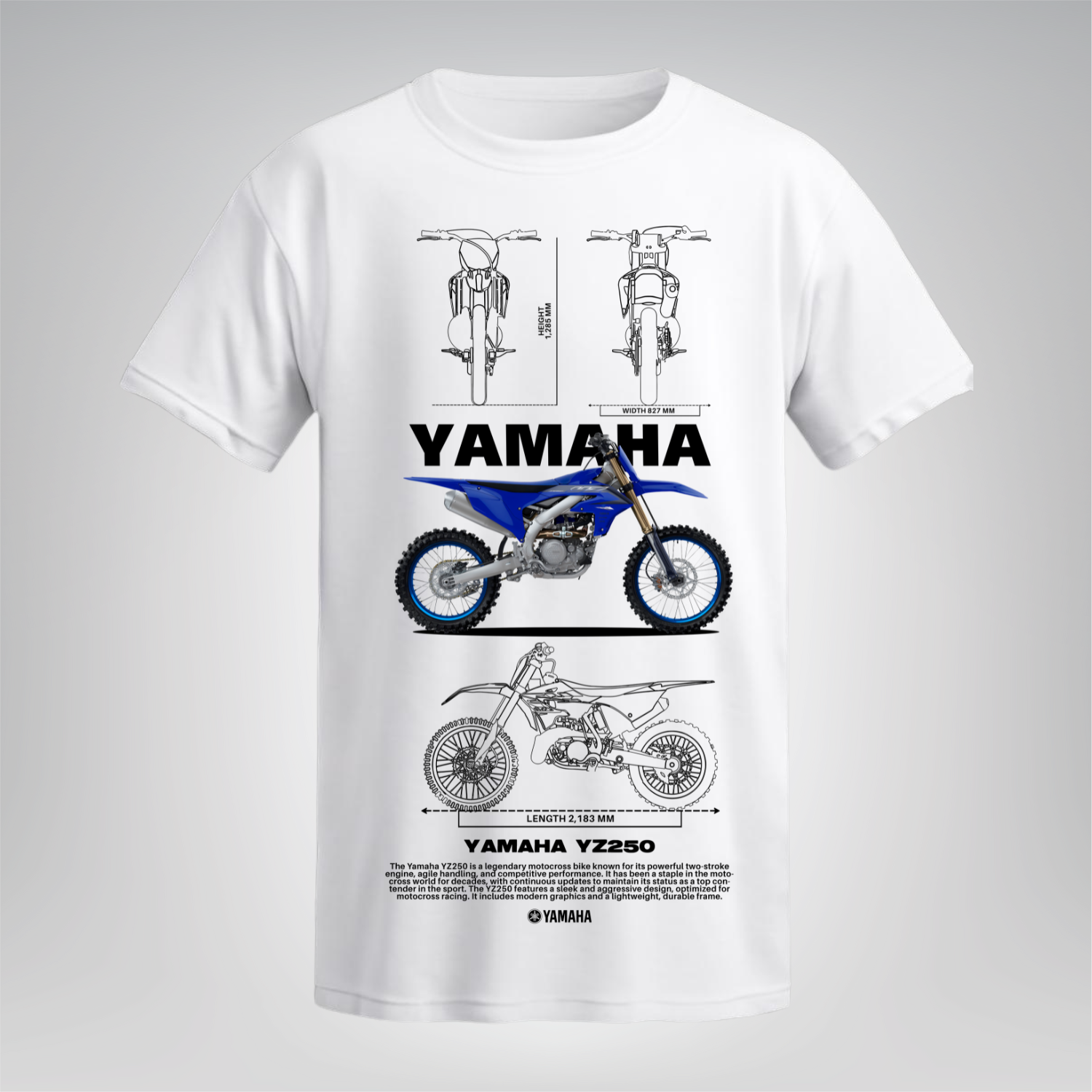 Polera Yamaha YZ250 – Motocross Power