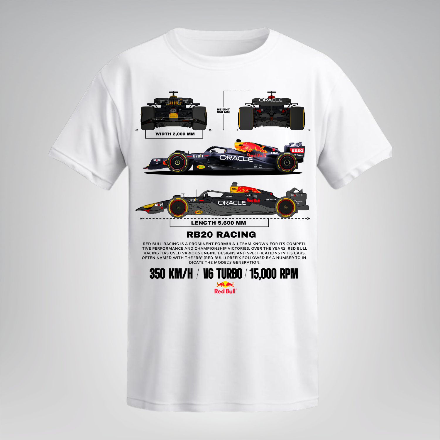 Polera RB20 Racing – Red Bull