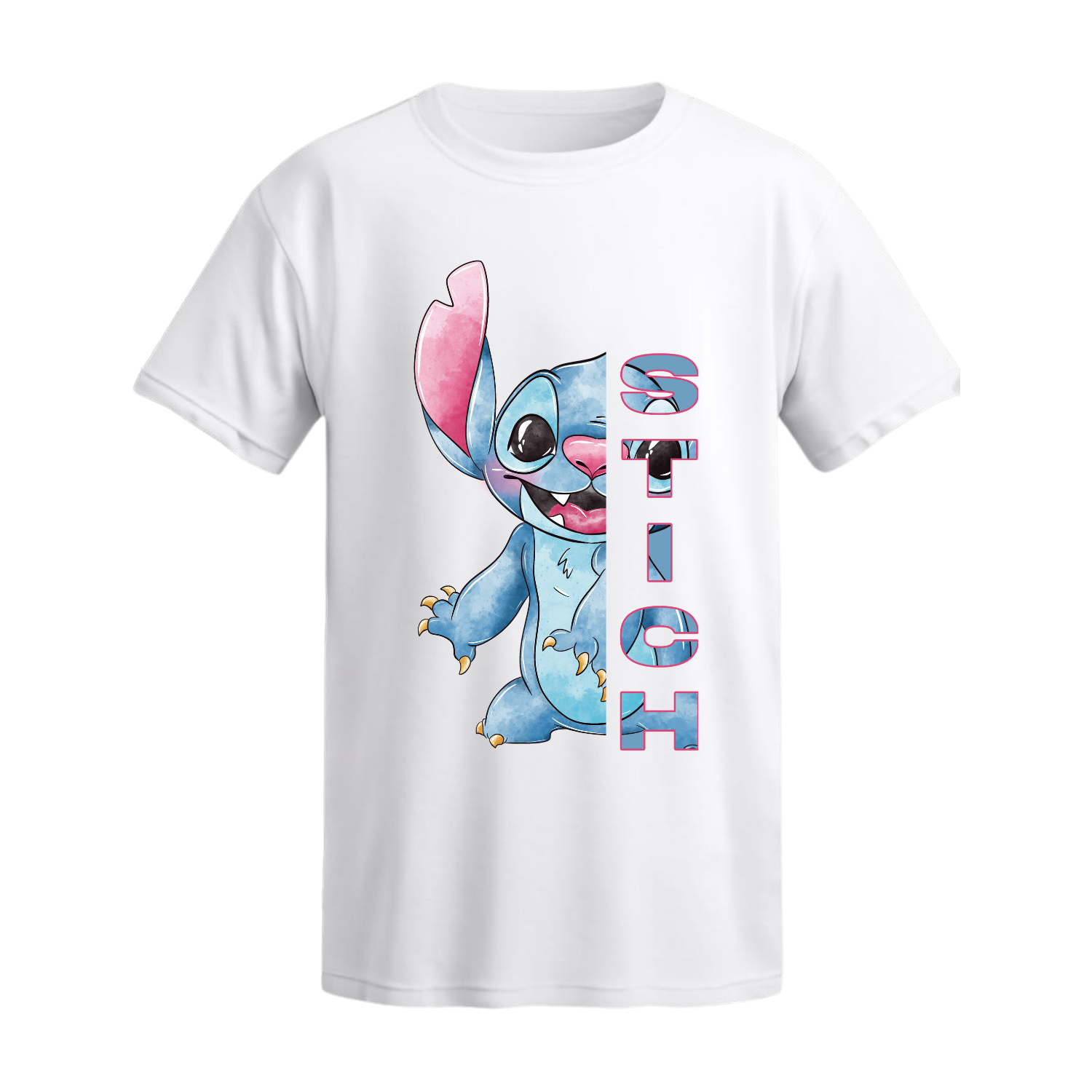 Polera Stitch Watercolor Vertical – Lilo & Stitch