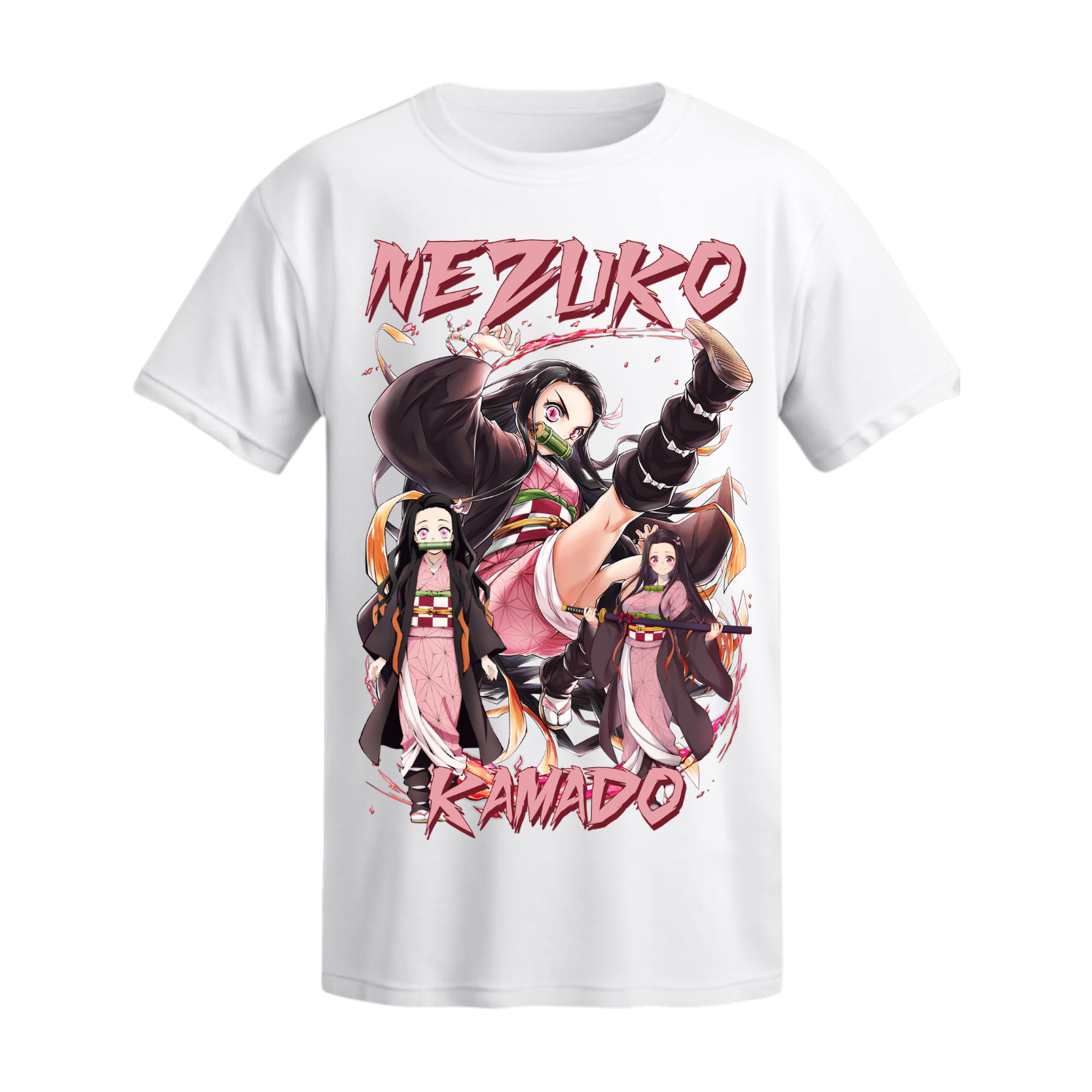 Polera Nezuko: Furia Carmesí – Kimetsu no Yaiba