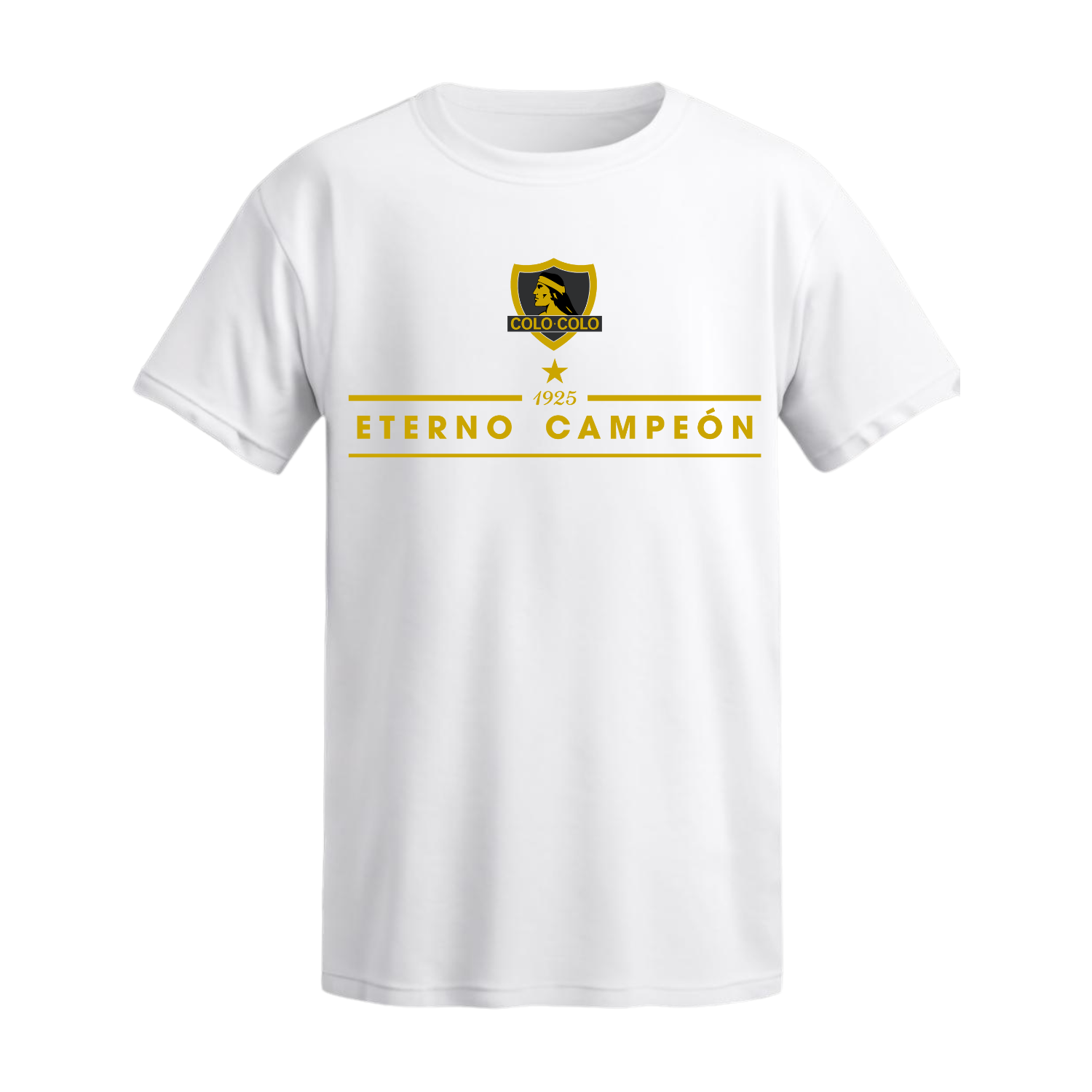 Polera Eterno Campeón Dorada – Colo-Colo