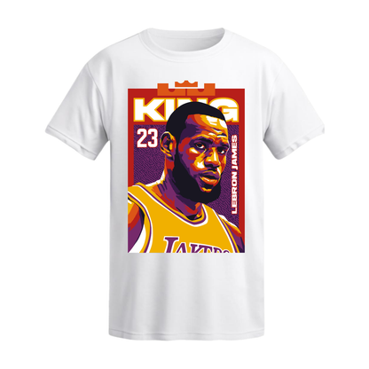 Polera LeBron James "The King" – Los Angeles Lakers