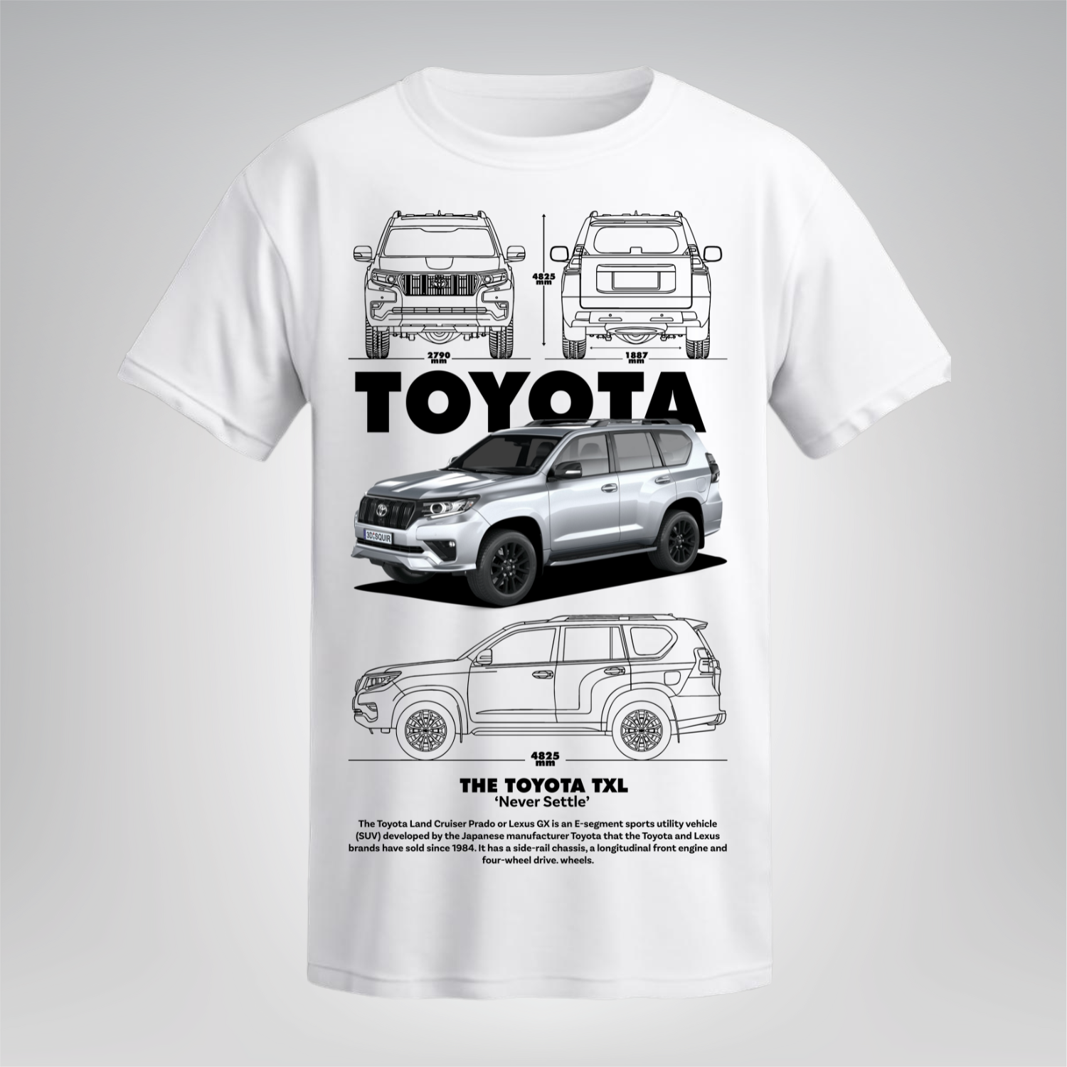 Polera Toyota TXL – Land Cruiser