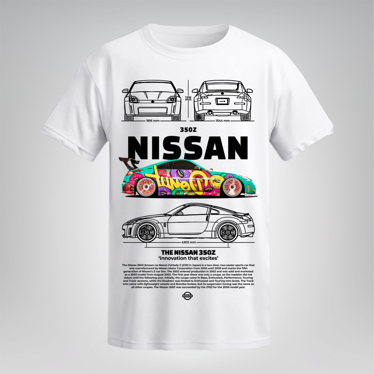 Polera Nissan 350Z – JDM Tuning Edition