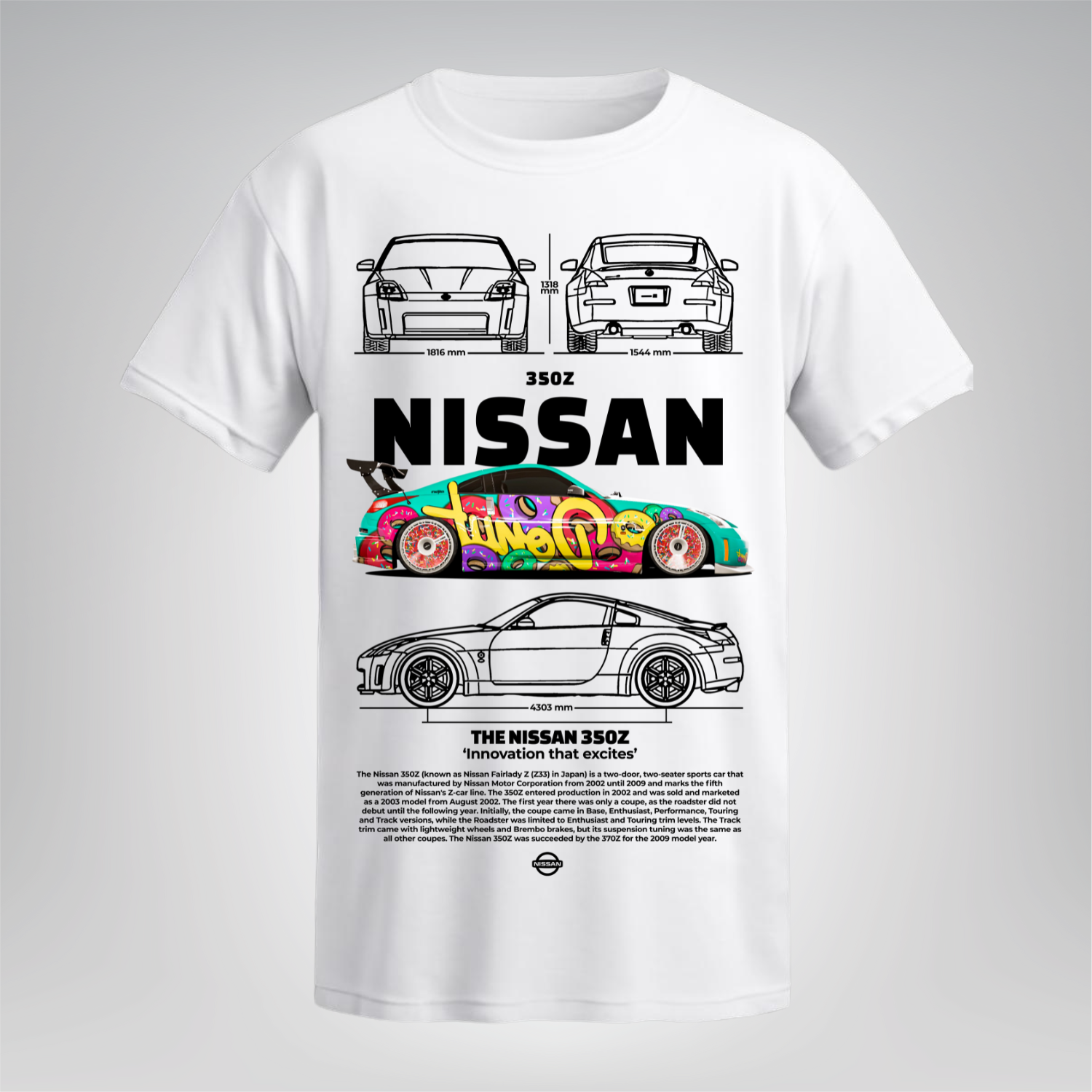Polera Nissan 350Z – JDM Tuning Edition