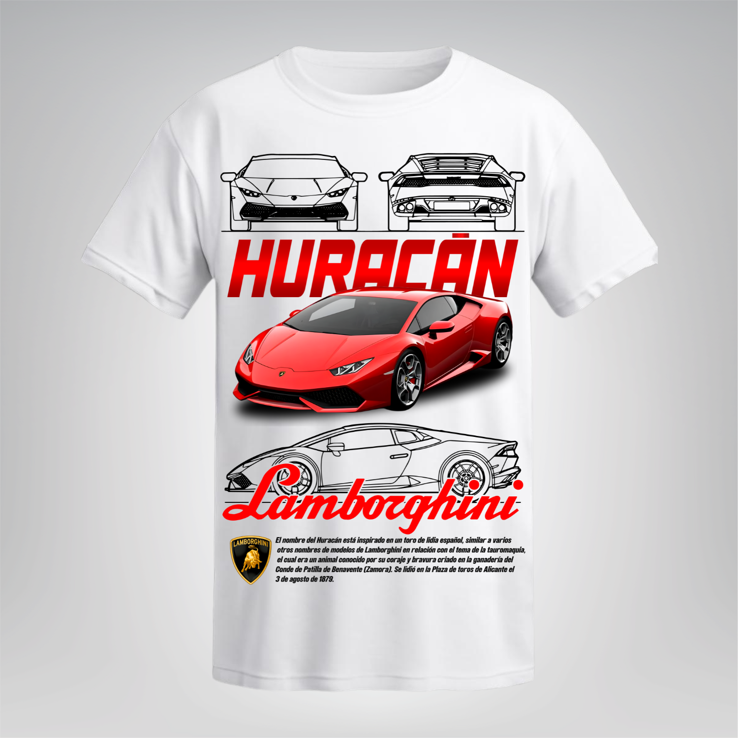 Polera Huracán – Lamborghini