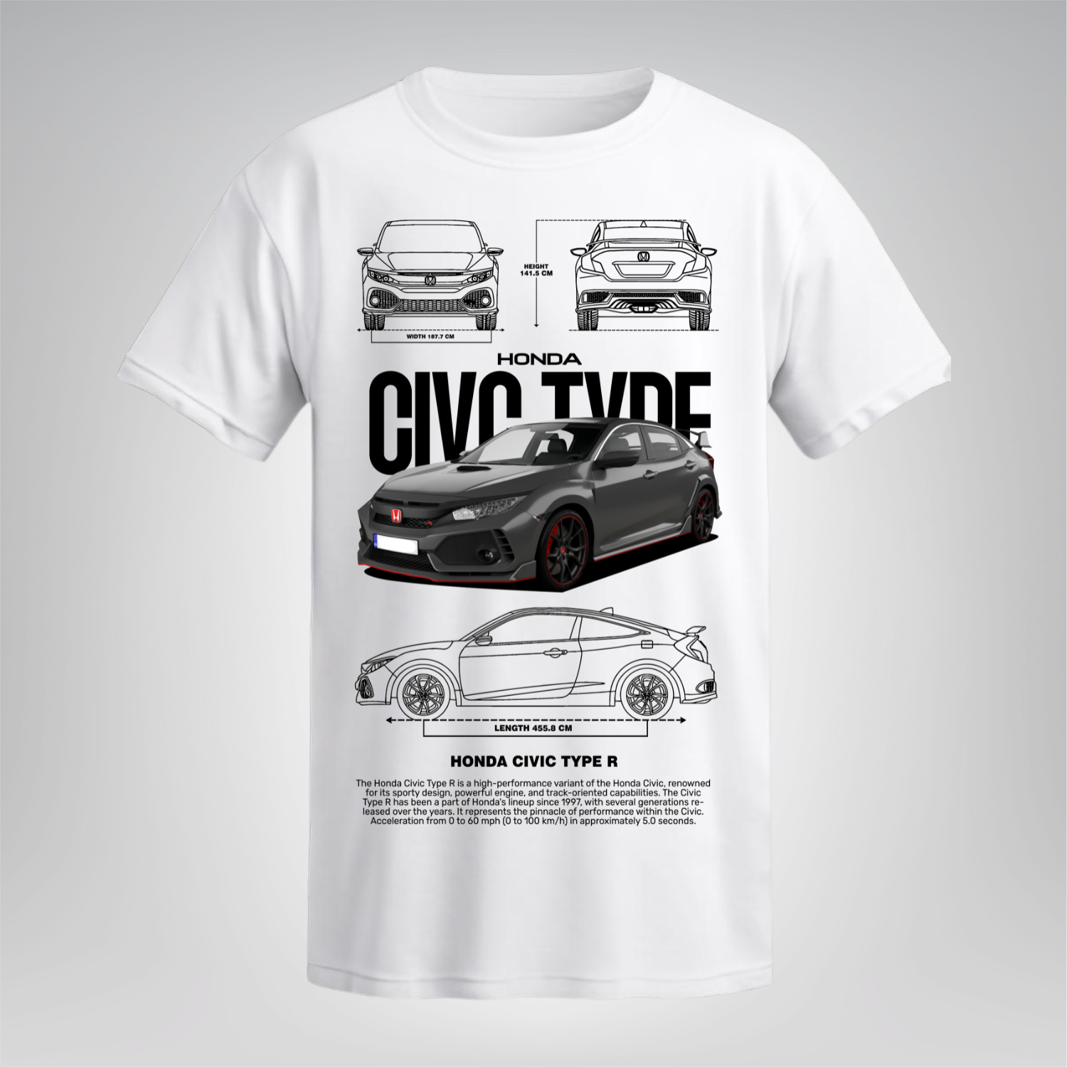 Polera Honda Civic Type R – JDM Legend