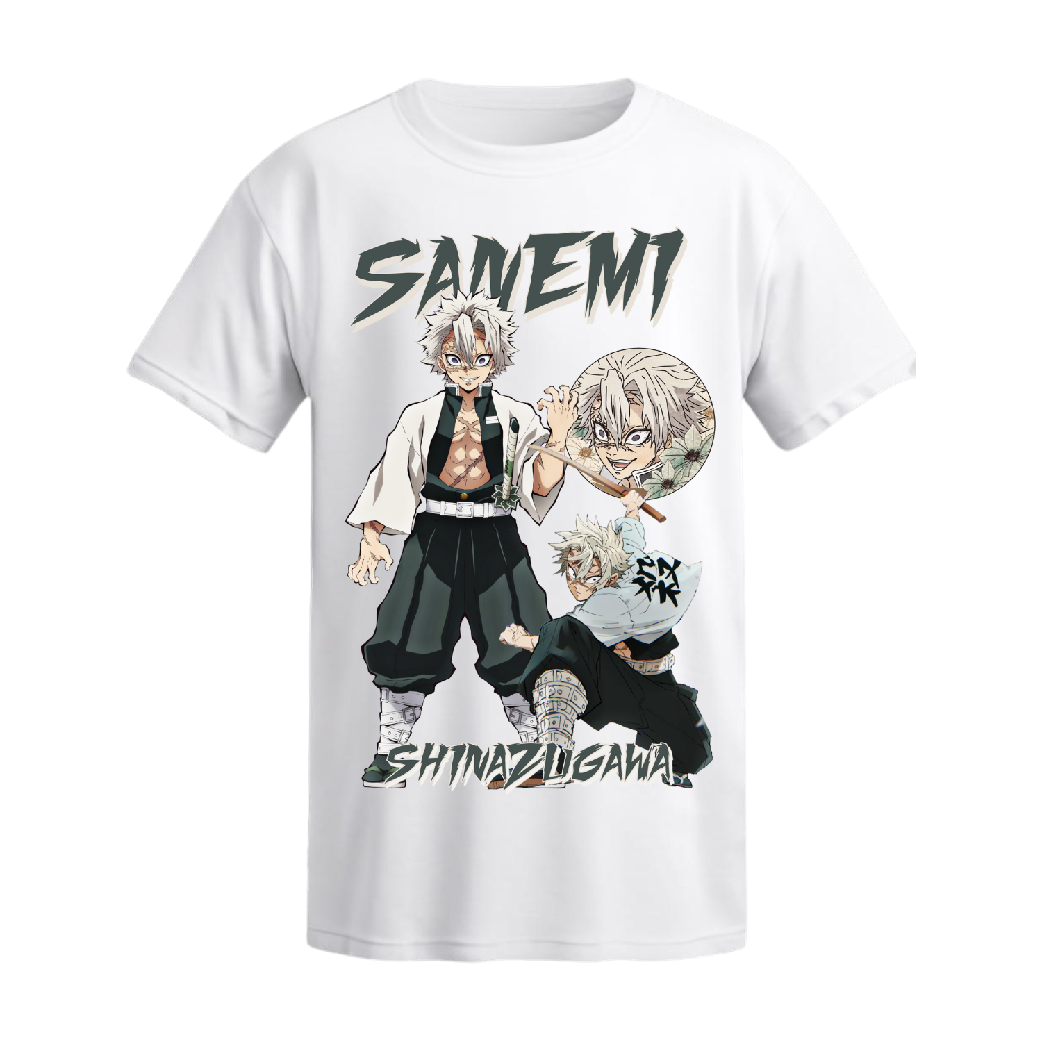 Polera Sanemi: Vendaval de Cicatrices – Kimetsu no Yaiba