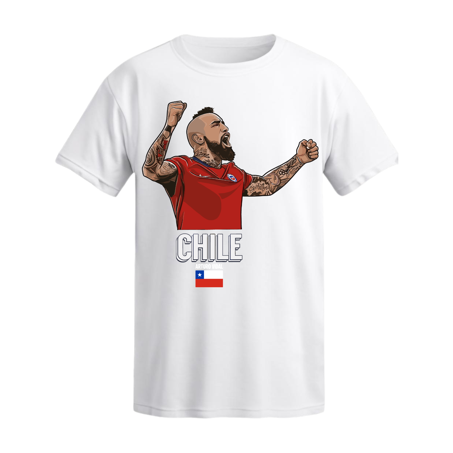 Polera La Roja Arturo Vidal – Selección de Chile