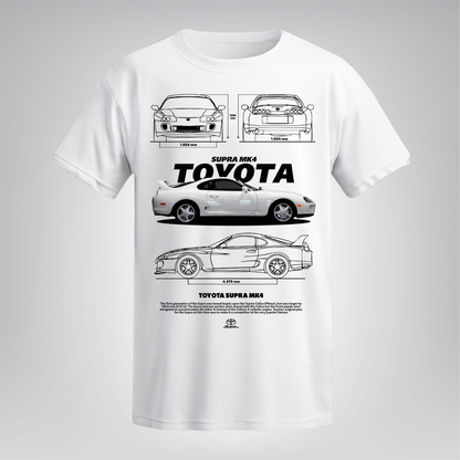 Polera Supra MK4 Blanco – Toyota