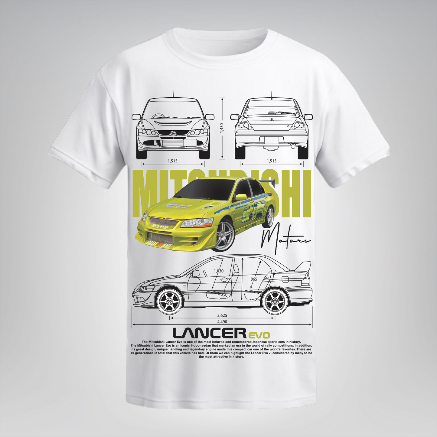 Polera Lancer Evolution – Mitsubishi