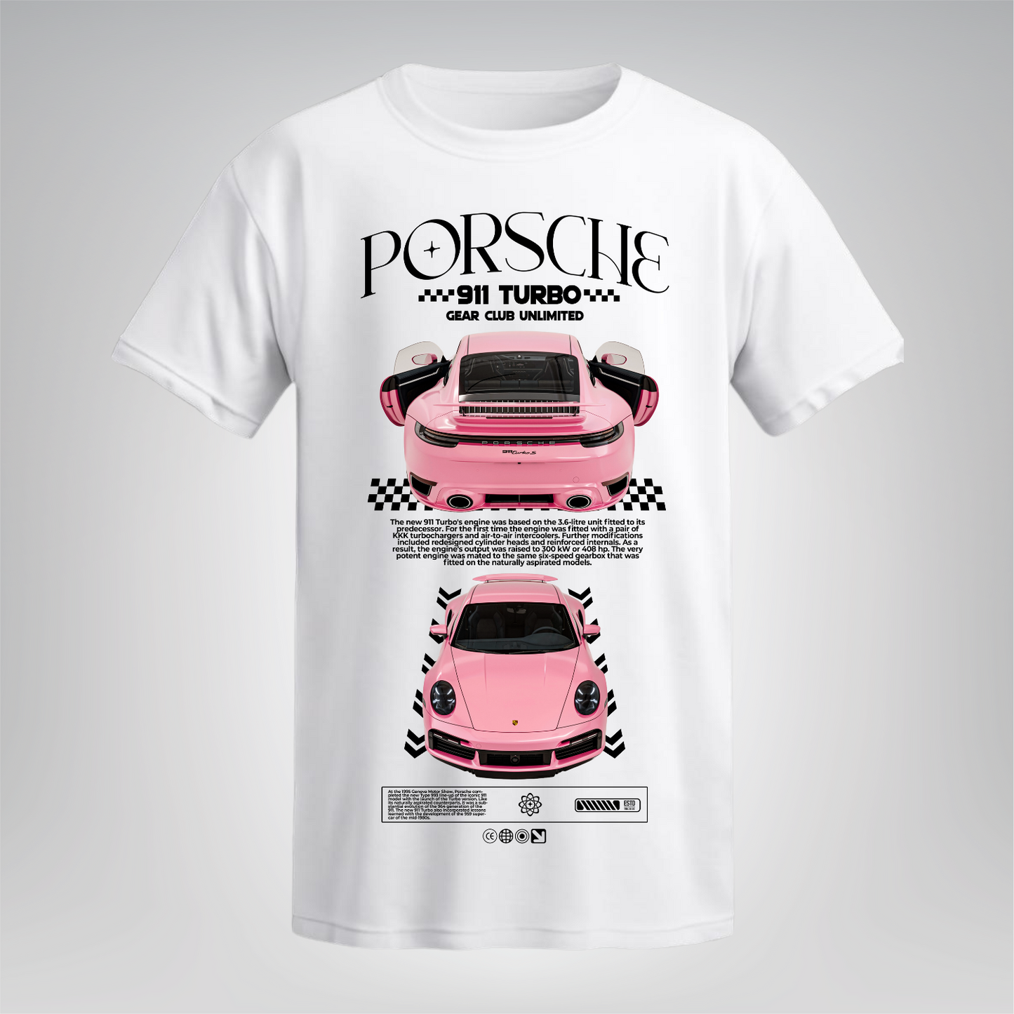 Polera Porsche 911 Turbo – Pink Edition