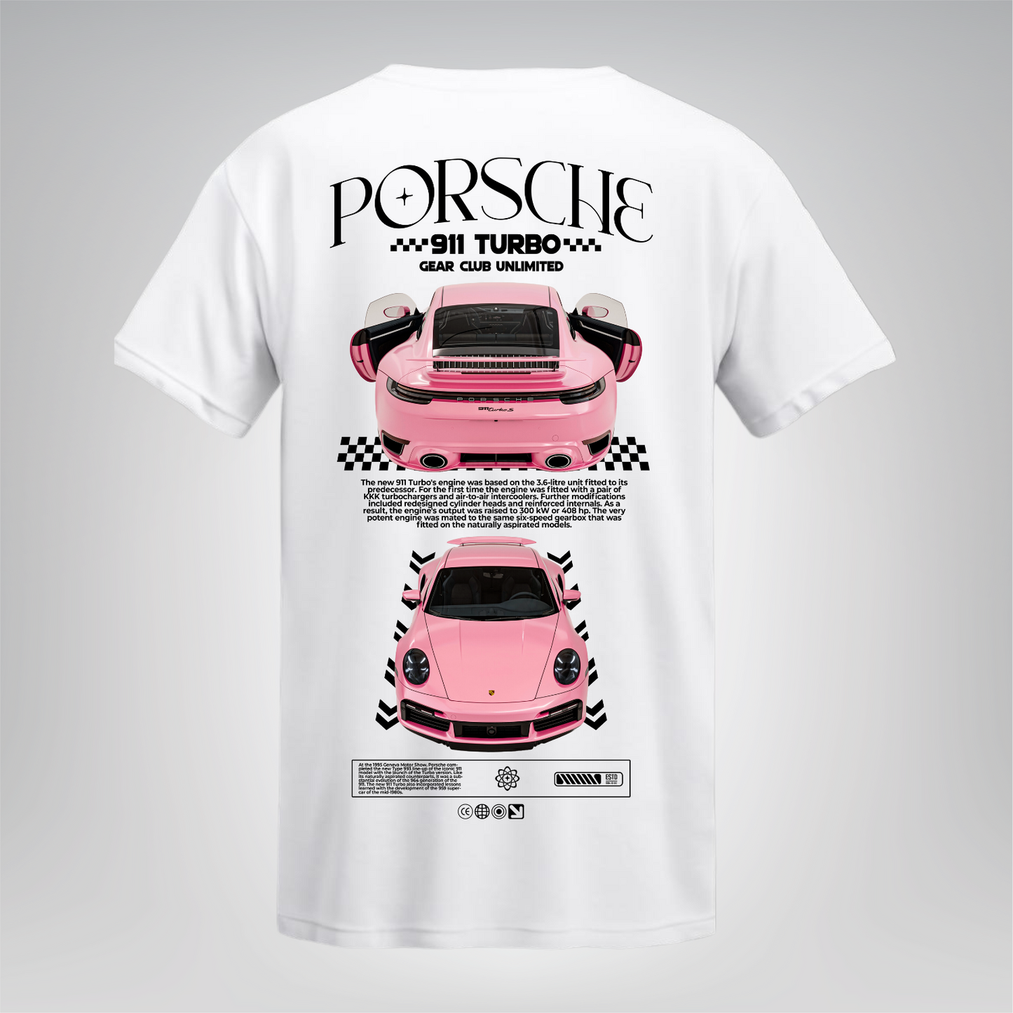 Polera Porsche 911 Turbo – Pink Edition