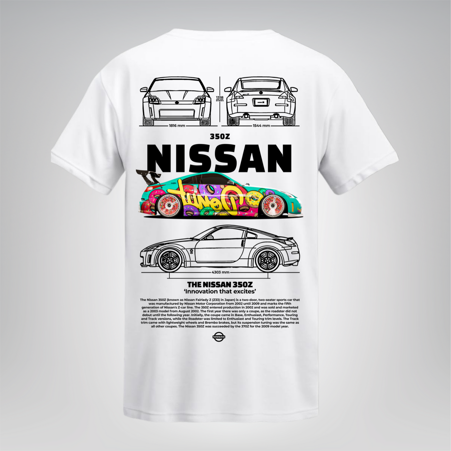 Polera Nissan 350Z – JDM Tuning Edition