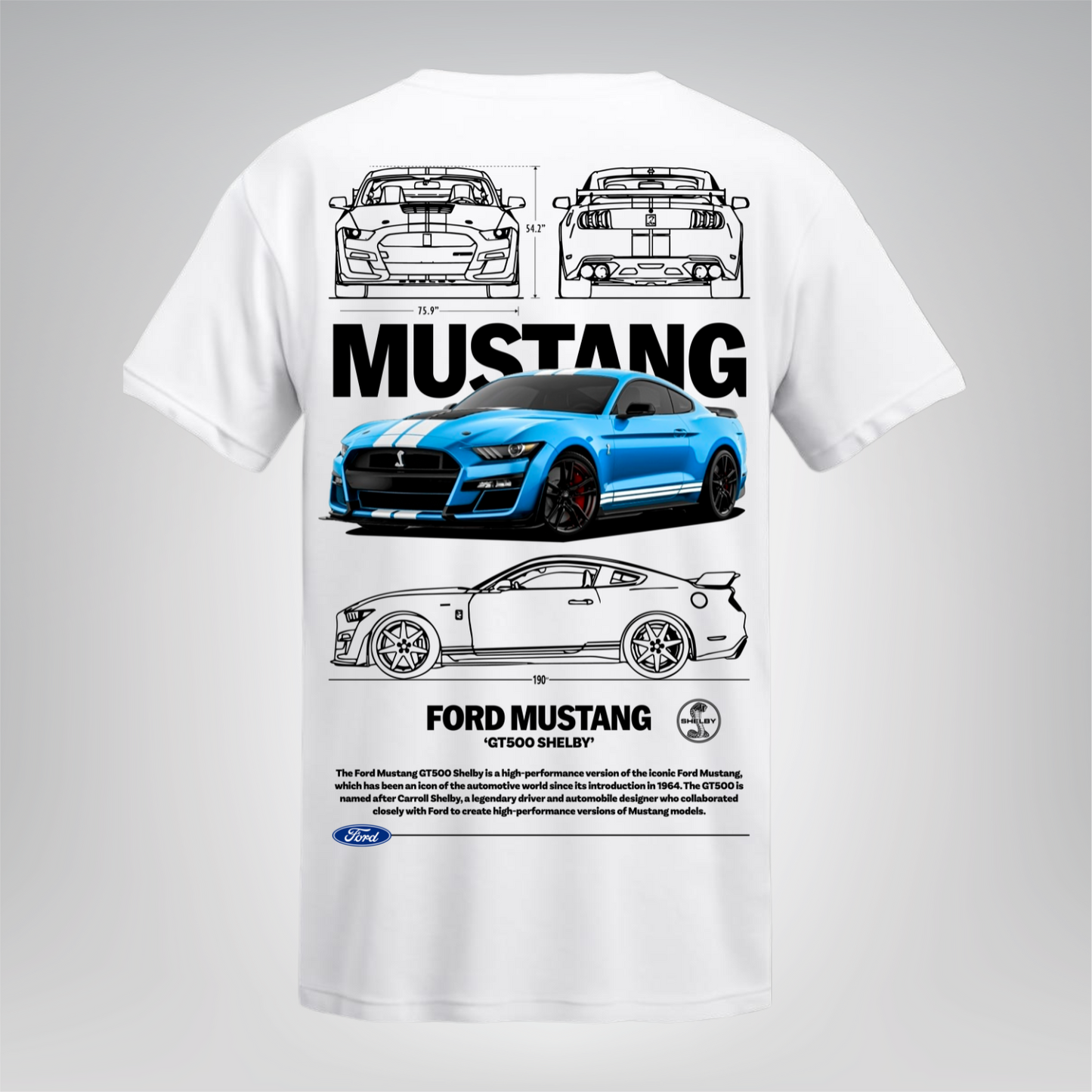 Polera Mustang GT500 Shelby – Ford