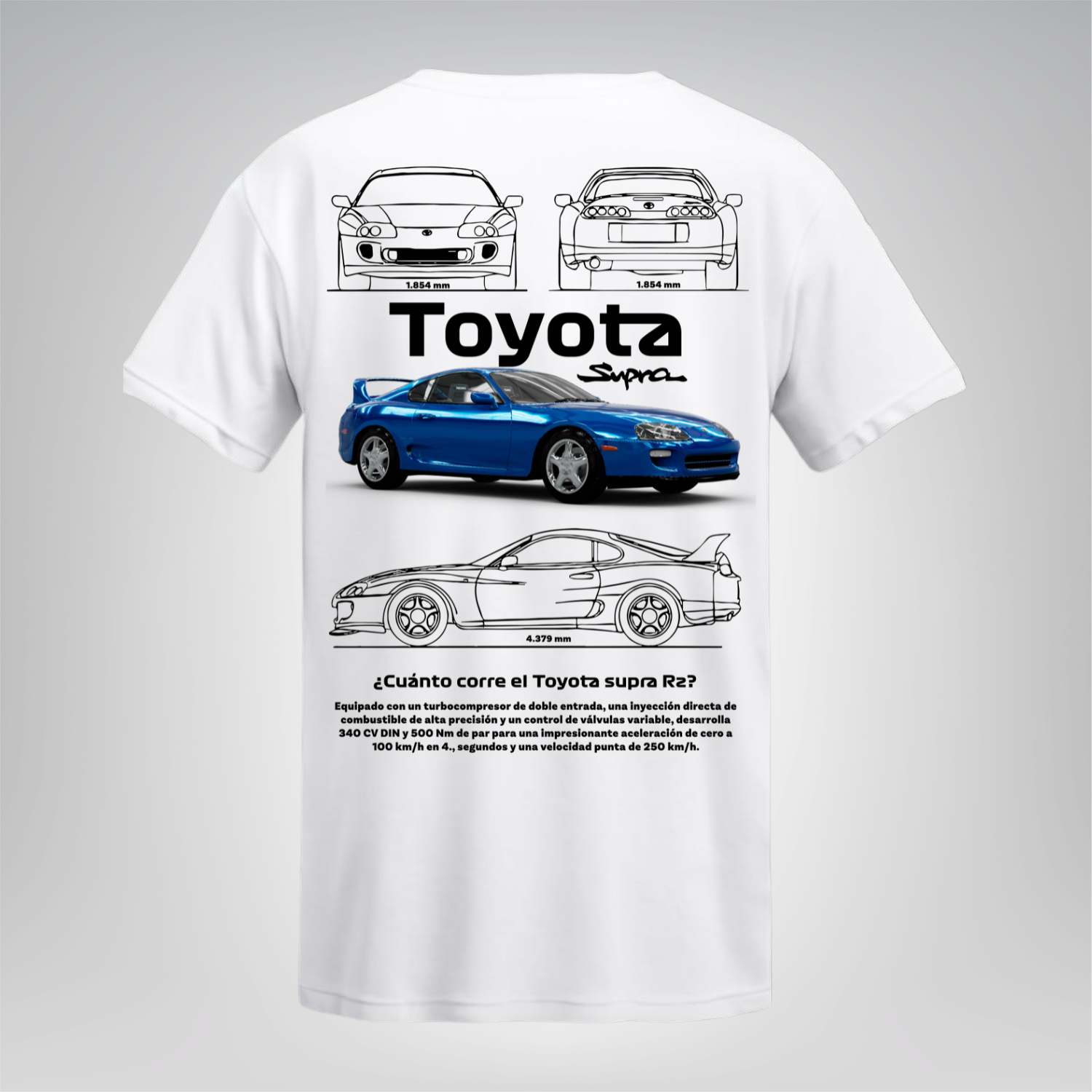 Polera Supra MK4 Azul – Toyota
