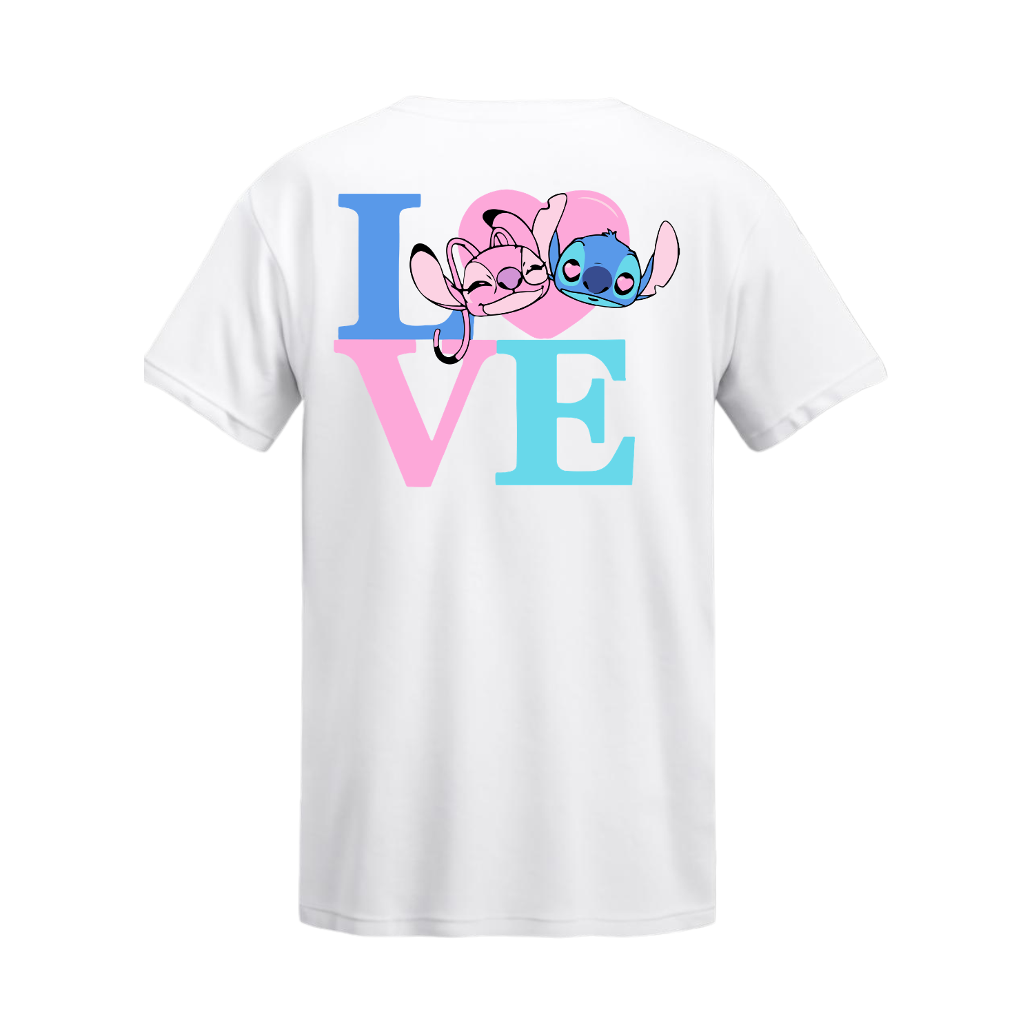 Polera Stitch & Angel Pop Love – Lilo & Stitch