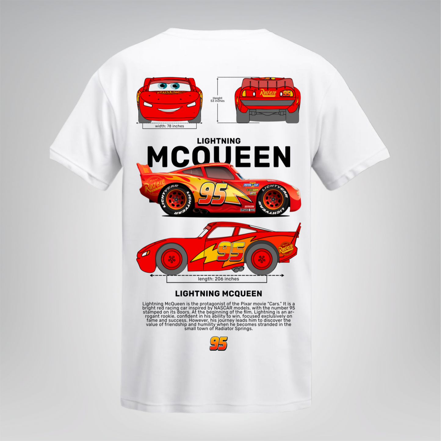 Polera Lightning McQueen – Cars