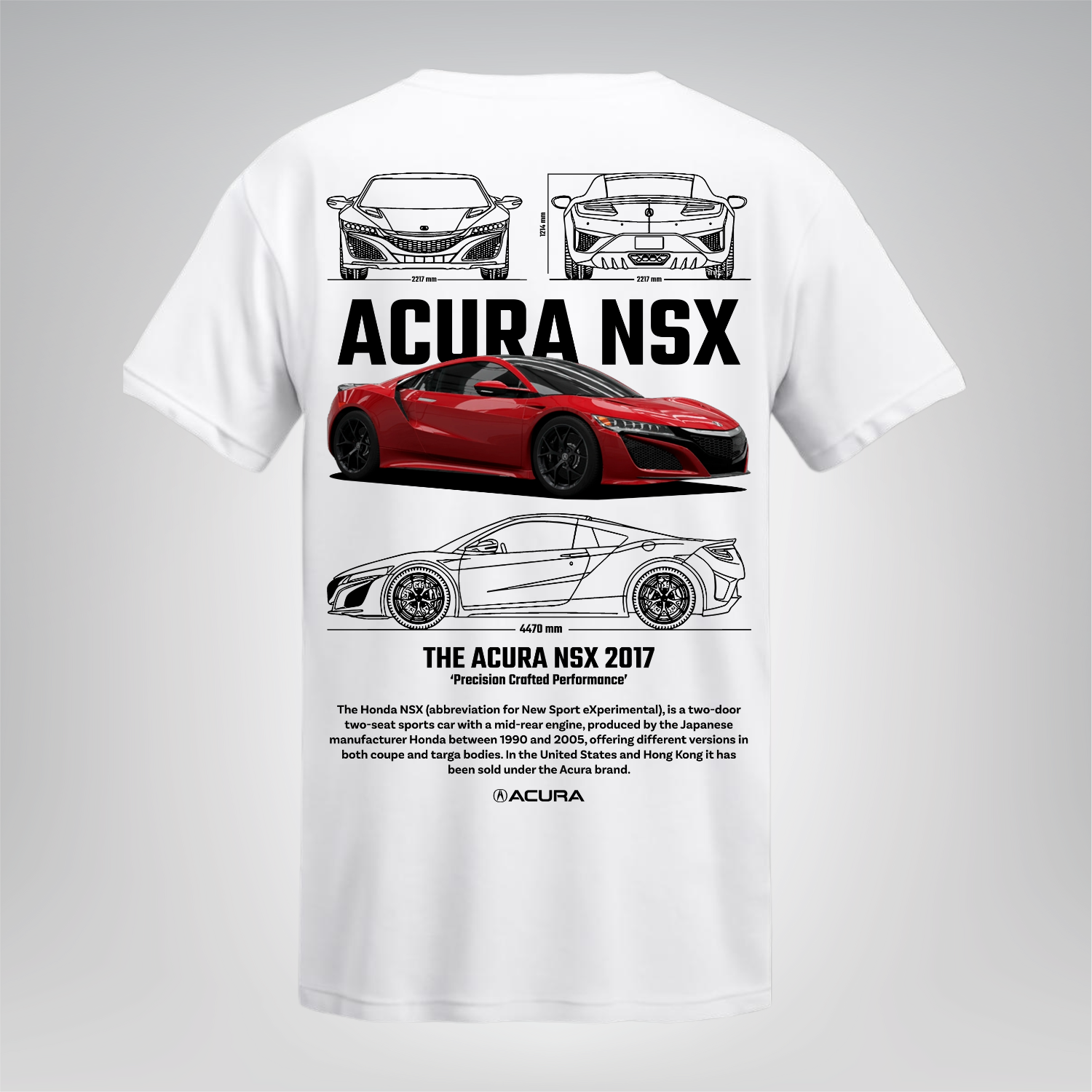 Polera NSX 2017 – Acura