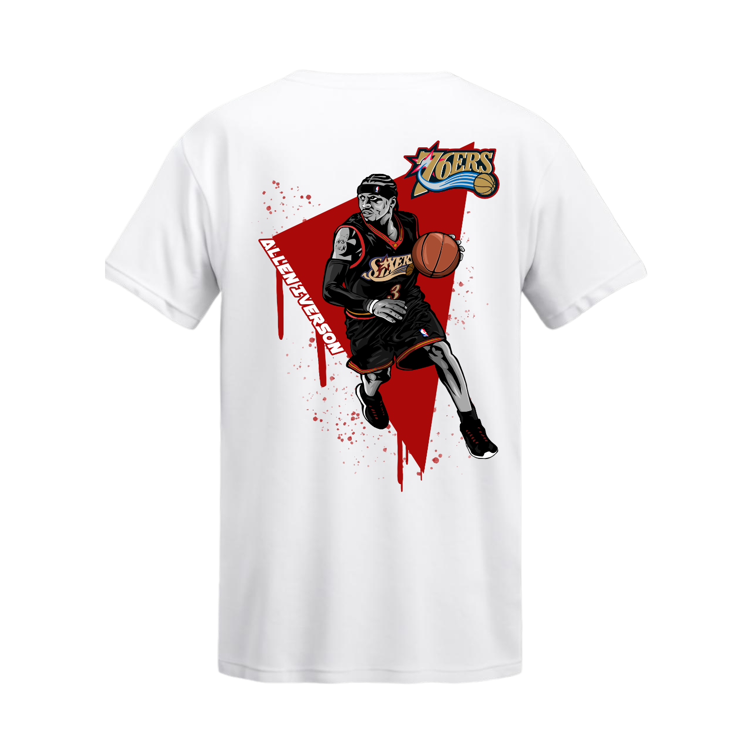 Polera Iverson Crossover – Philadelphia 76ers